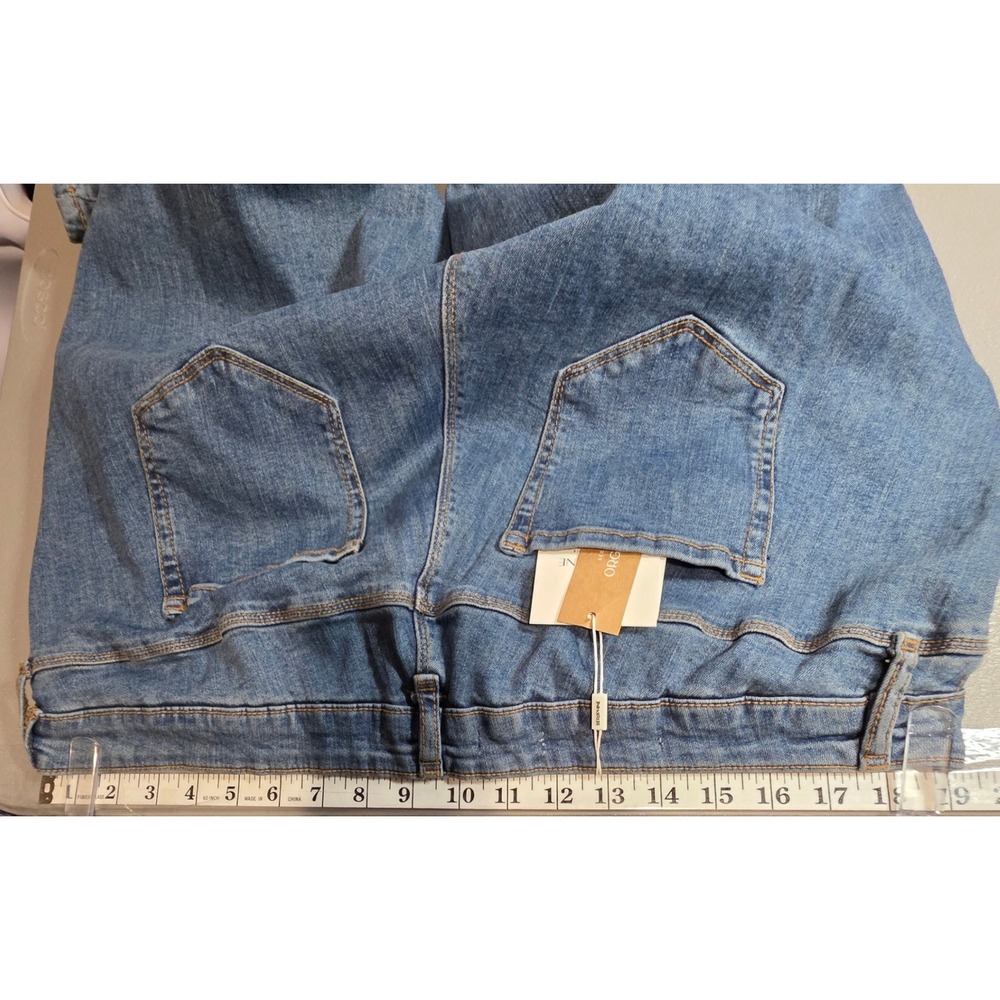 Seraphine Womens 14 Russell Organic Slim Boyfriend Fit Maternity Jeans NWT - Picture 7 of 16